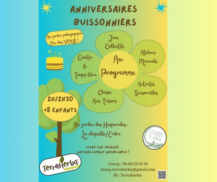 Illustration de l'événement : Anniversaire buissonnier