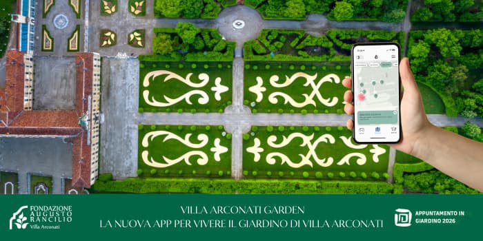 Illustration de l'événement : VILLA ARCONATI GARDEN - la nouvelle App pour vivre le Jardin d’une manière nouvelle et exclusive