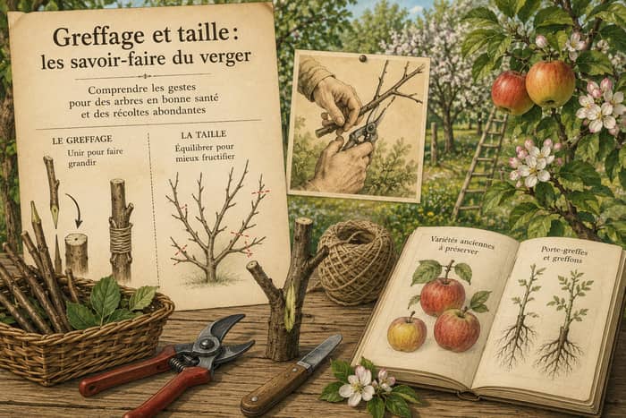 Illustration de l'événement : Démonstration : les gestes anciens du verger, greffage et taille des arbres fruitiers