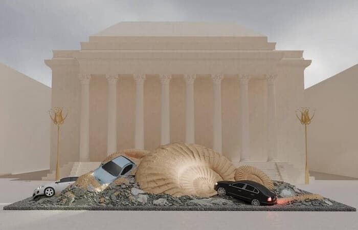 Illustration de l'événement : Fossil Opera - Installation de Théo Mercier