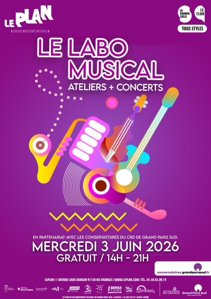 Illustration de l'événement : LE LABO MUSICAL : Ateliers + Concerts