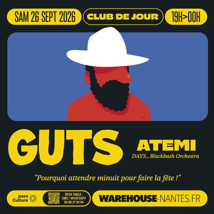 Illustration de l'événement : Club de Jour invite GUTS