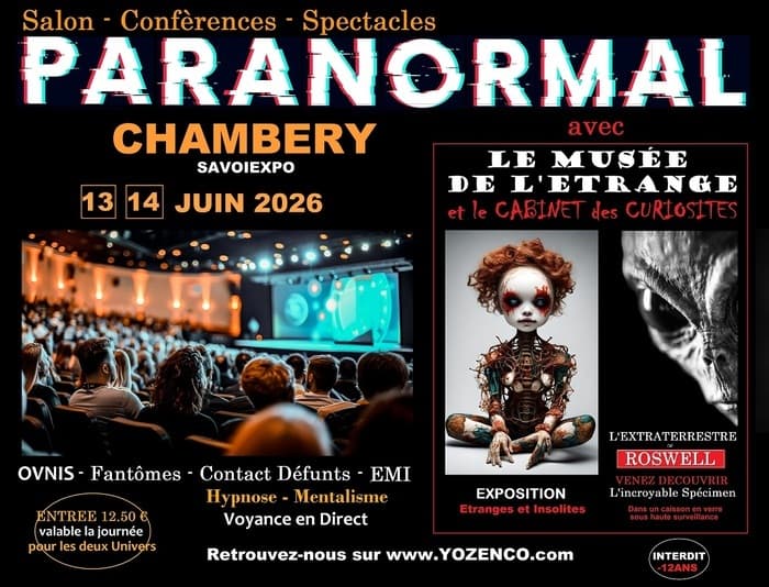 Illustration de l'événement : Salon du Paranormal au SavoiExpo à Chambéry