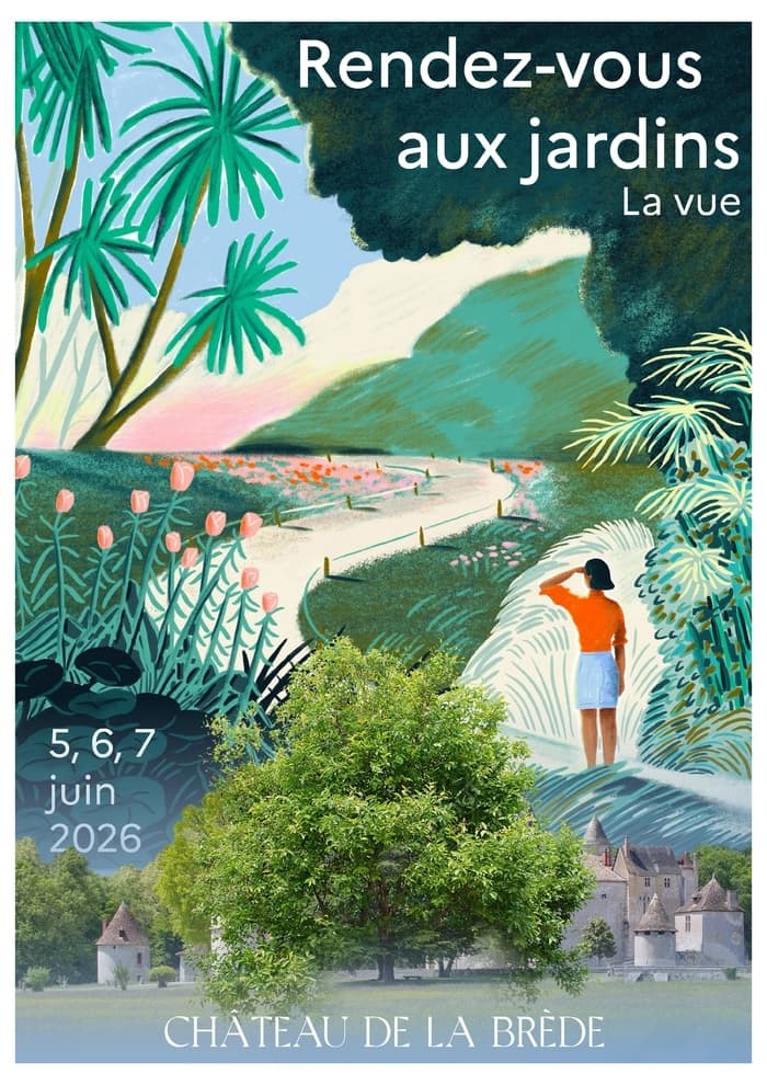Illustration de l'événement : Rendez-vous aux jardins au château de La Brède : rencontre & découverte avec l'association Croq'Art