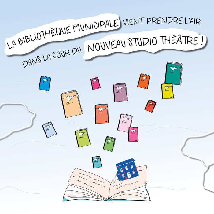 Illustration de l'événement : LA BIBLIOTHÈQUE PREND L'AIR :