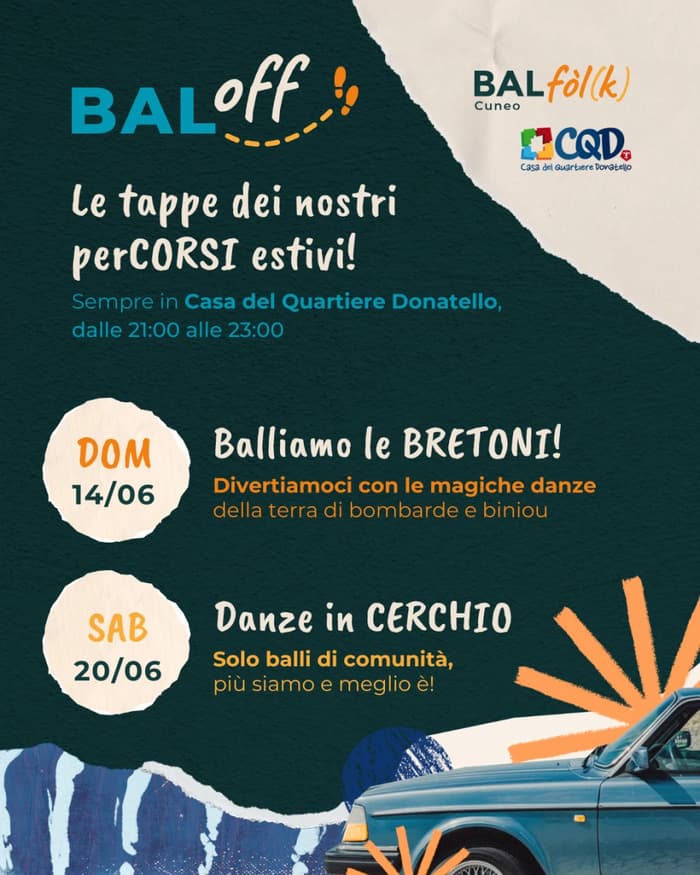 Illustration de l'événement : Bal Fòlk Cuneo - Balliamo le bretoni!