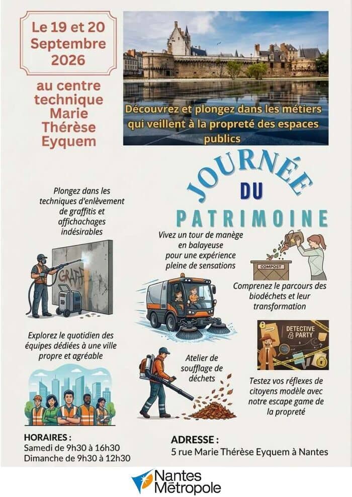 Illustration de l'événement : Centre technique de nettoiement Nantes métropole