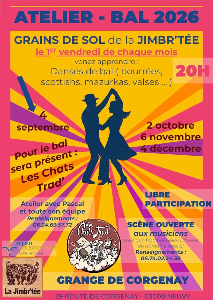 Illustration de l'événement : Atelier-Bal de La Jimbr'tée