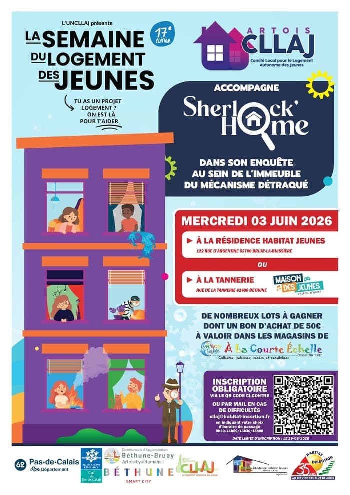 Illustration de l'événement : Escape Game - Sherlock' Home, à Bruay-la-Buissière
