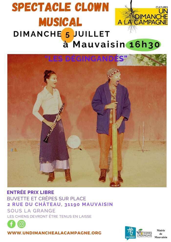 Illustration de l'événement : Spectacle clown musical à Mauvaisin