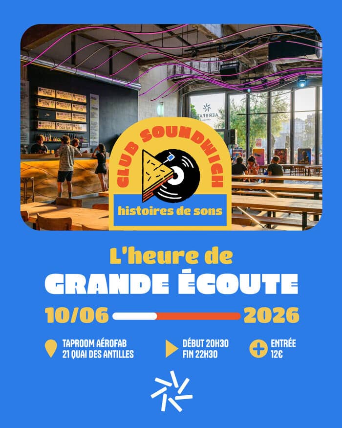 Illustration de l'événement : Club Soundwich : L'heure de la grande écoute (spectacle / session d'écoute musicale)
