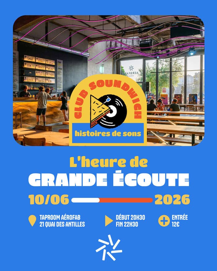 Illustration de l'événement : Club Soundwich : L'heure de la grande écoute (spectacle / session d'écoute musicale)