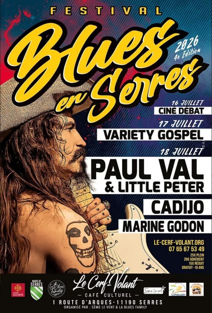 Illustration de l'événement : Festival Blues en Serres 4ème édition