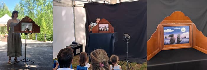 Illustration de l'événement : Lecture kamishibaï « J'veux aller à la chasse aux rennes »