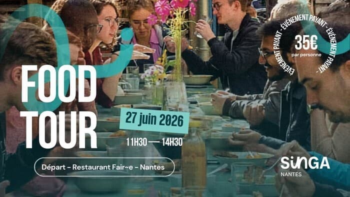 Illustration de l'événement : Food Tour à Nantes - Histoires et saveurs d'ailleurs