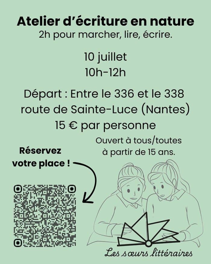Illustration de l'événement : Atelier d'écriture en nature