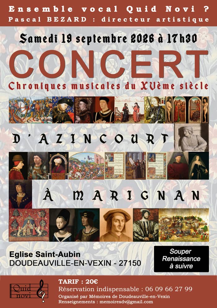 Illustration de l'événement : Concert en costumes : d'Azincour à Marignan