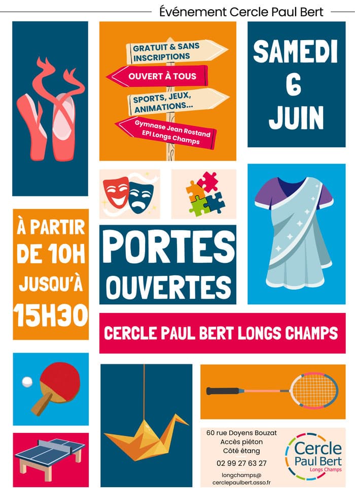 Illustration de l'événement : Portes ouvertes Cercle Paul Bert Longs Champs