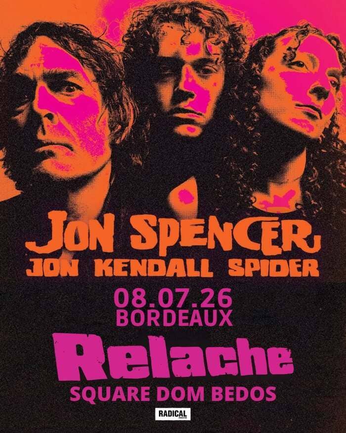 Illustration de l'événement : RELACHE #17 : JON SPENCER + THE BOOJUMS + QUINTANA DEAD BLUES EXPERIENCE