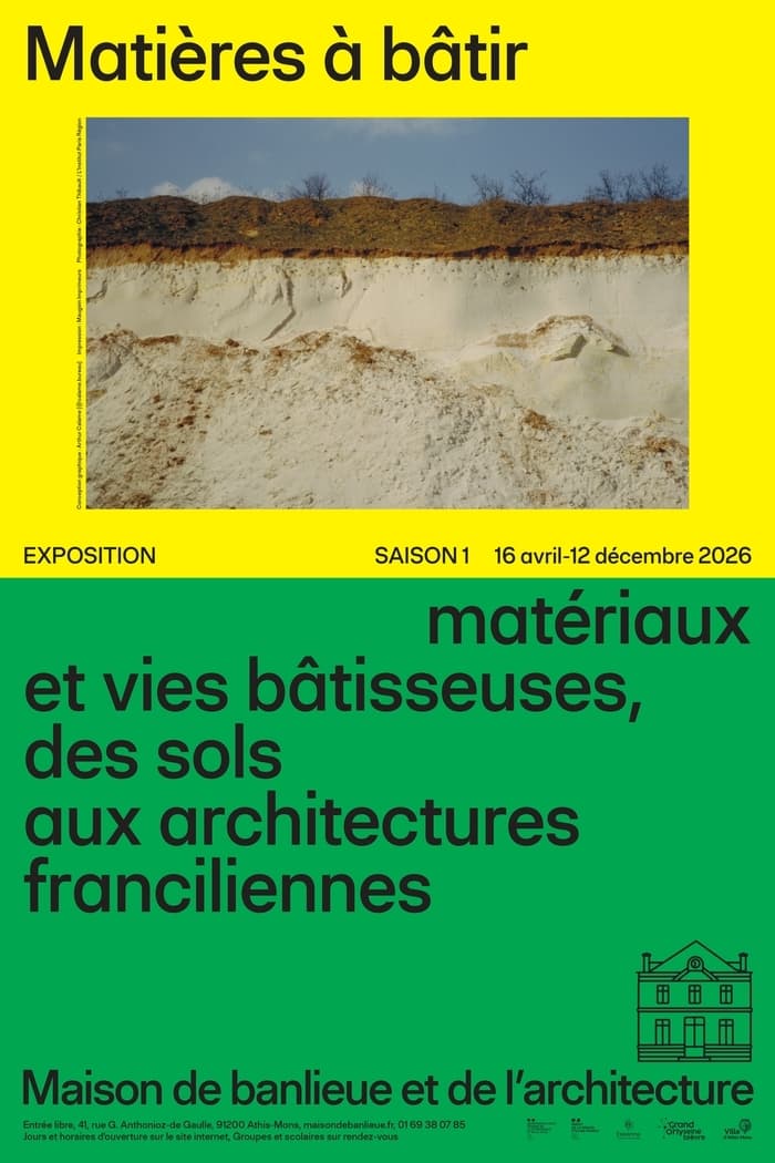 Illustration de l'événement : Visite guidée de l'exposition "Matières à bâtir"