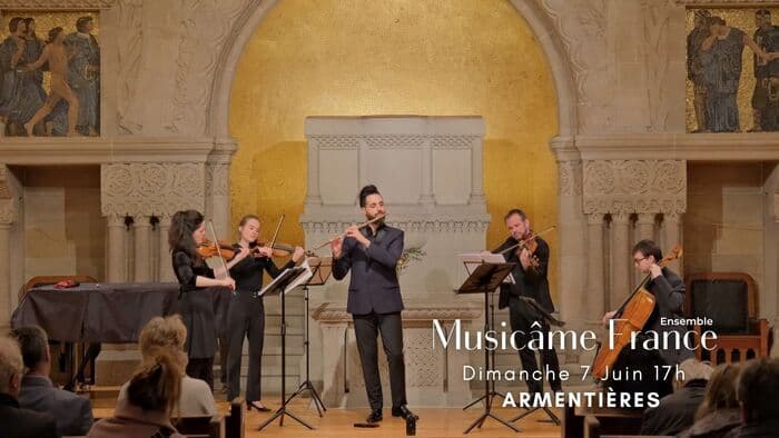 Illustration de l'événement : Concert à Armentières: Rossini, Vivaldi, Tchaikovsky, Taffanel, Bizet, Aznavour, Saint-Saëns, Ibert, Poulenc, Ravel