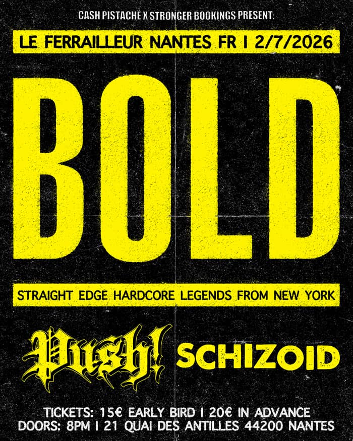 Illustration de l'événement : Bold + Push + Schizoid