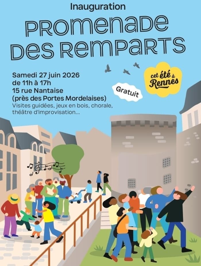 Illustration de l'événement : Inauguration promenade des remparts