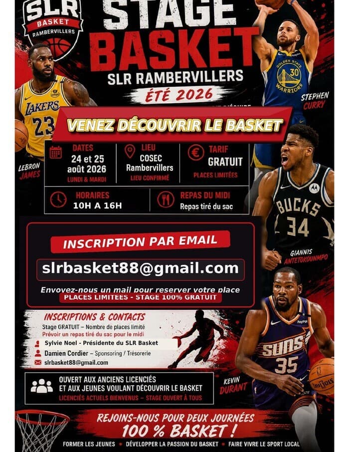 Illustration de l'événement : Stage Basket