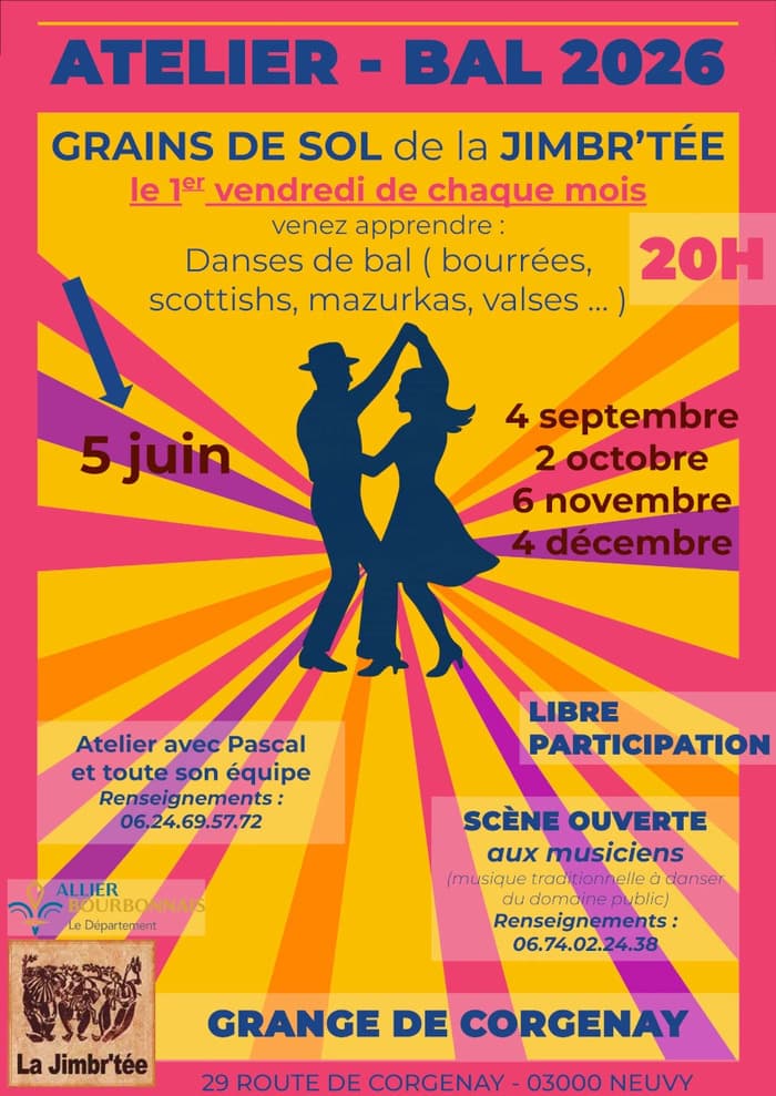Illustration de l'événement : Atelier-Bal de La Jimbr'tée