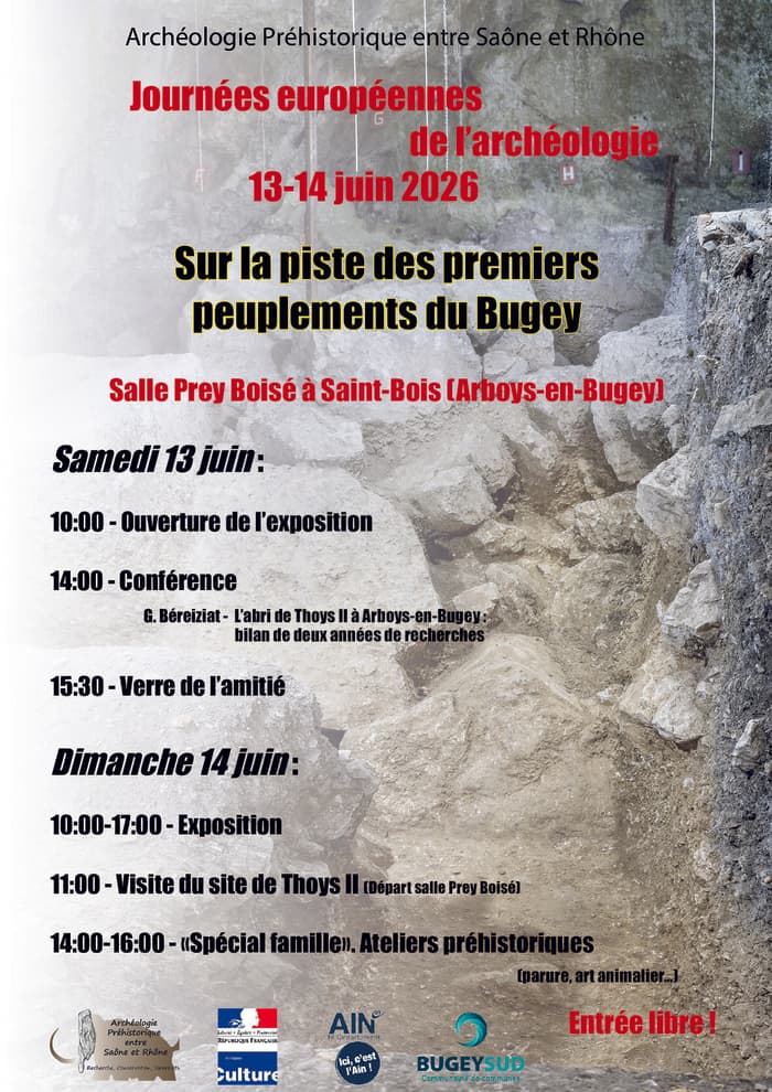 Illustration de l'événement : Sur la piste des premiers peuplements du Bugey