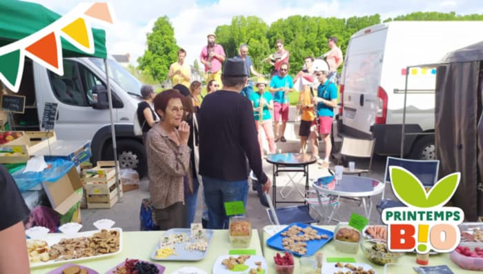 Illustration de l'événement : Le marché bio fête le printemps