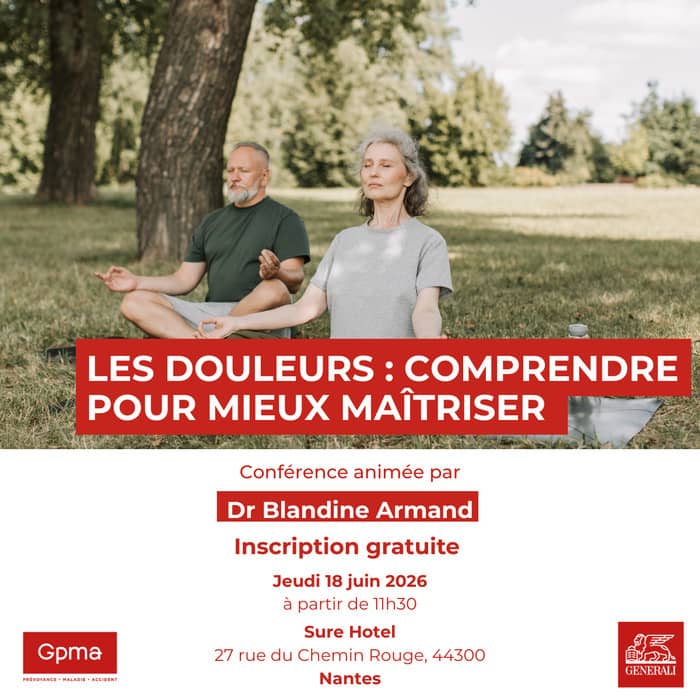 Illustration de l'événement : Conférence – Les douleurs : les comprendre pour mieux les maîtriser