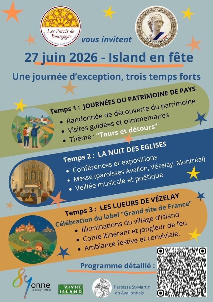 Illustration de l'événement : Island en fête autour de l'église Saint-Bénigne !