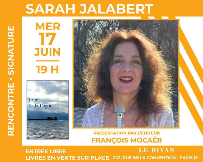 Illustration de l'événement : L'autrice et comédienne Sarah Jalabert présente « Jours de la Digue »