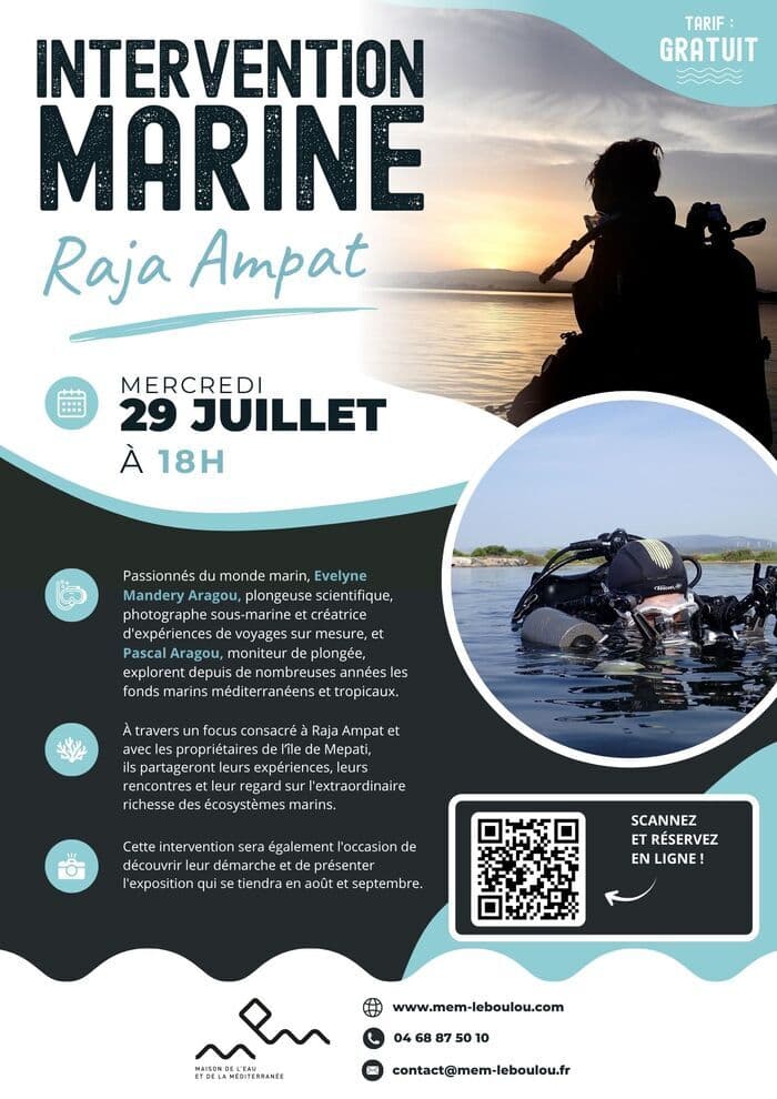 Illustration de l'événement : Intervention marine : raja Ampat