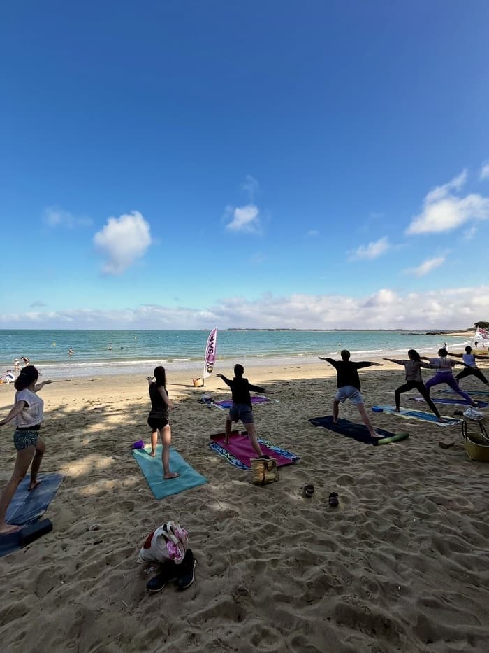 Illustration de l'événement : Cours de yoga sur la plage