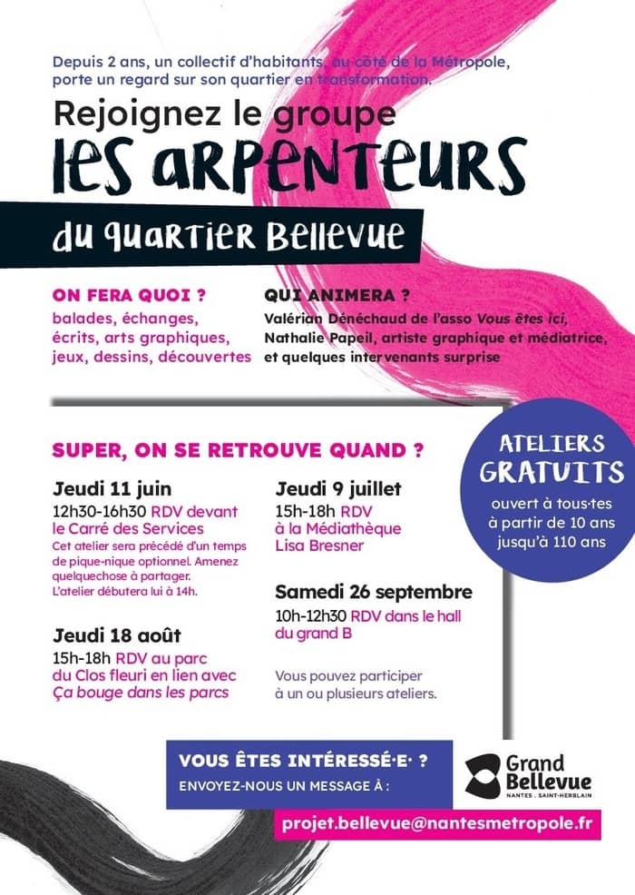 Illustration de l'événement : Les arpenteurs du quartier Bellevue