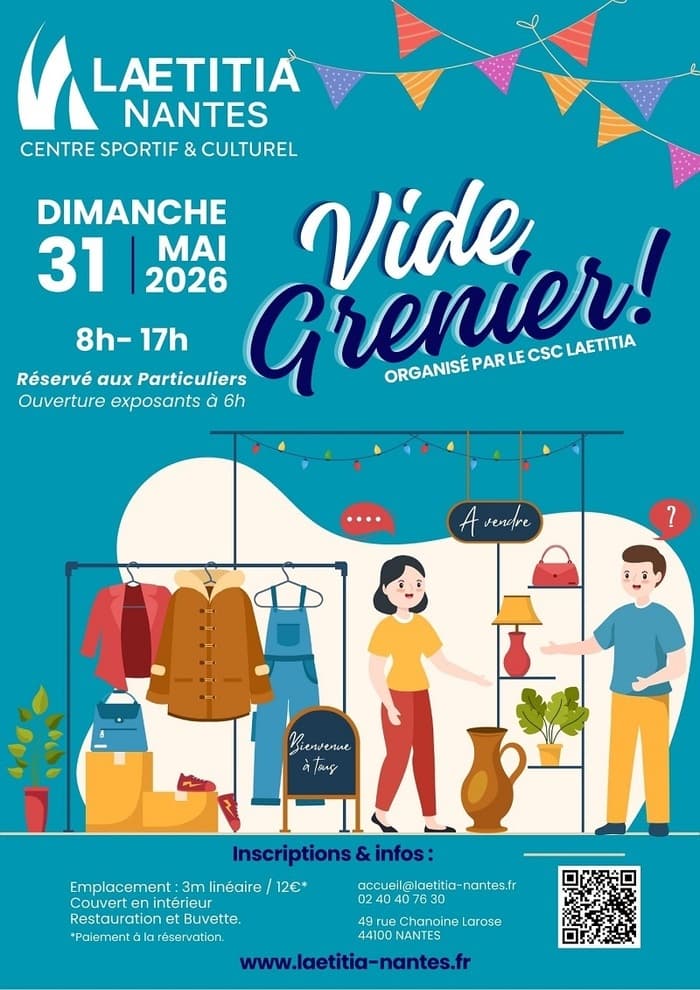 Illustration de l'événement : Vide-grenier de la Laetitia