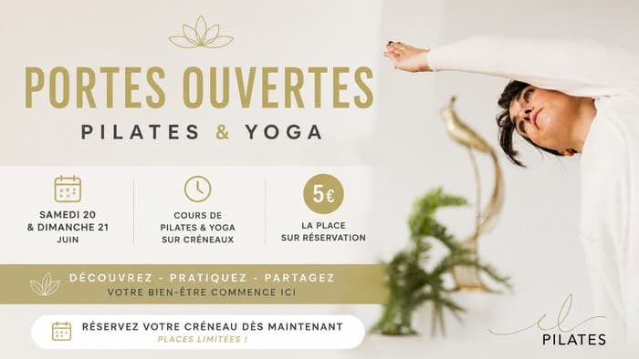 Illustration de l'événement : Week-end découverte Pilates & Yoga