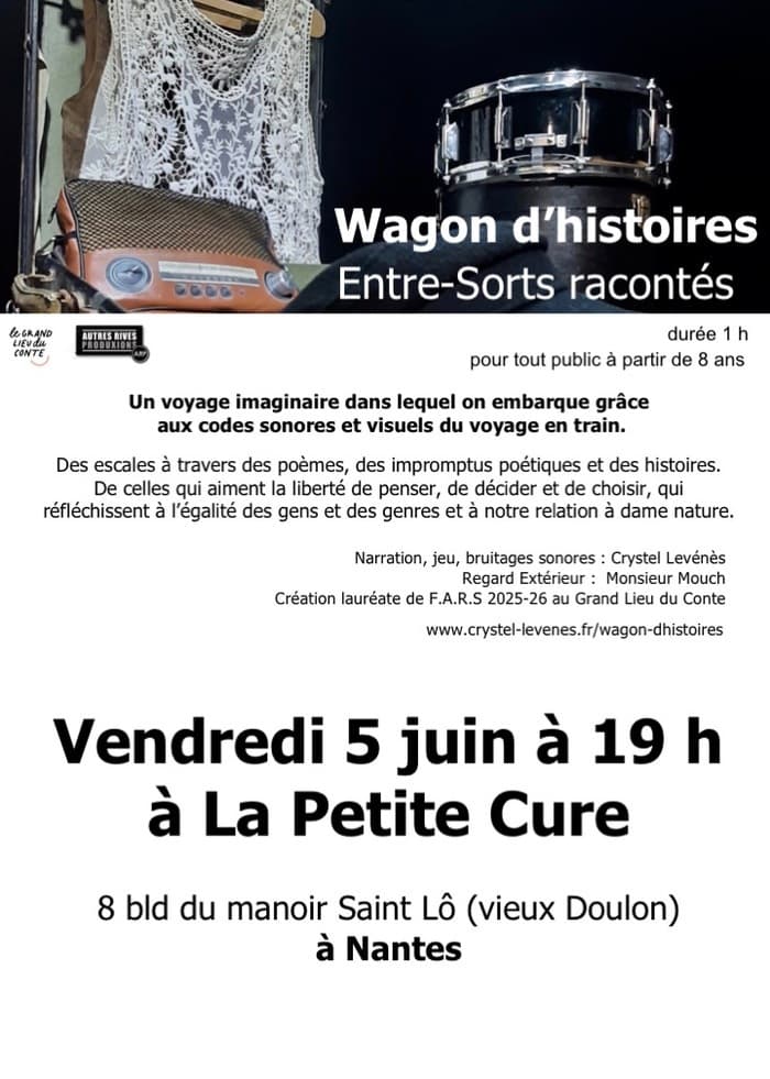 Illustration de l'événement : “Wagon d’histoires” - entre-sorts racontés