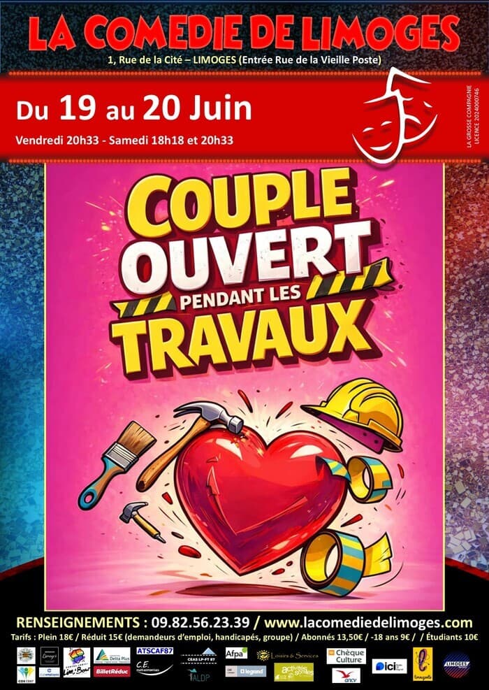 Illustration de l'événement : Couple ouvert pendant les travaux