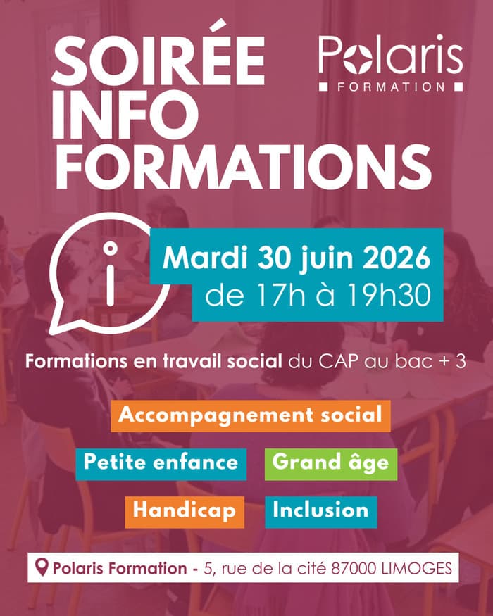 Illustration de l'événement : Soirée Info Formations en Travail Social