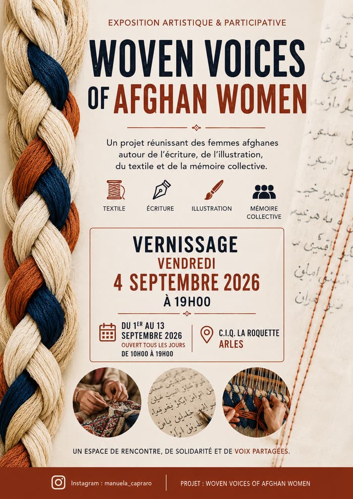 Illustration de l'événement : Woven Voices of Afghan Women