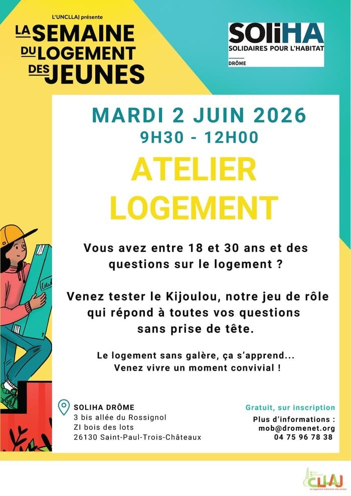 Illustration de l'événement : Atelier Logement