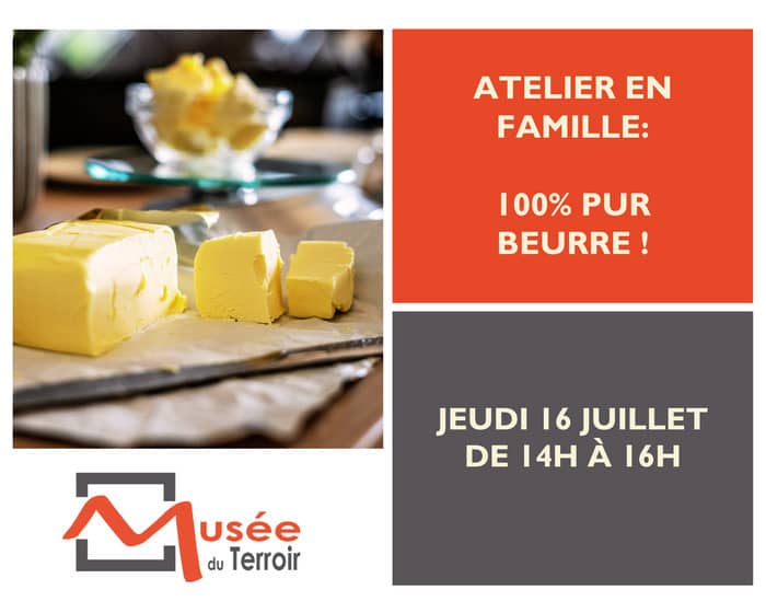 Illustration de l'événement : Atelier en famille : 100% pur beurre !