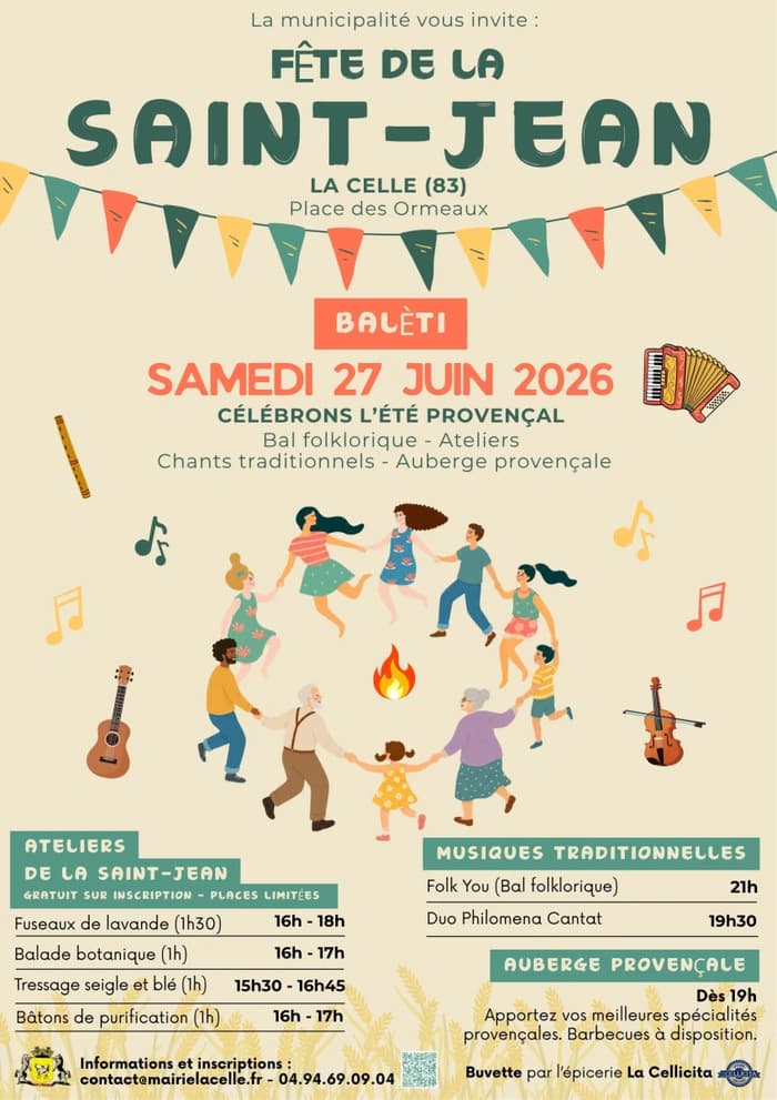 Illustration de l'événement : Balèti - Fête de la Saint-Jean à La Celle