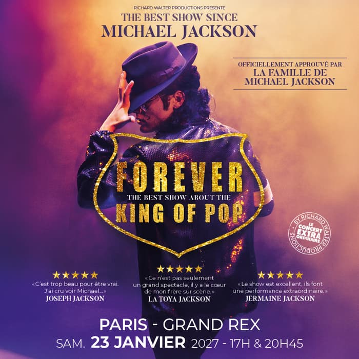 Illustration de l'événement : FOREVER
THE BEST SHOW ABOUT THE KING OF POP