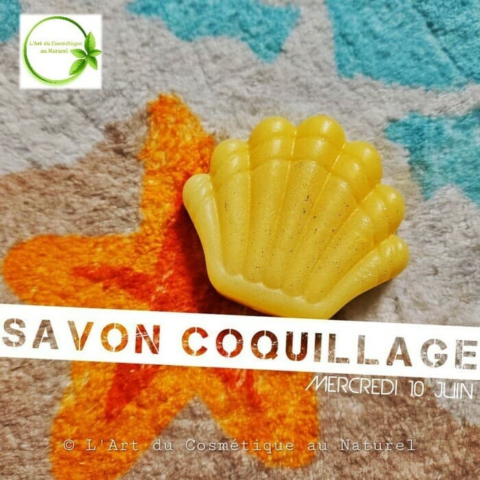 Illustration de l'événement : Atelier cosmétique pour enfant: fabrication Savon coquillage