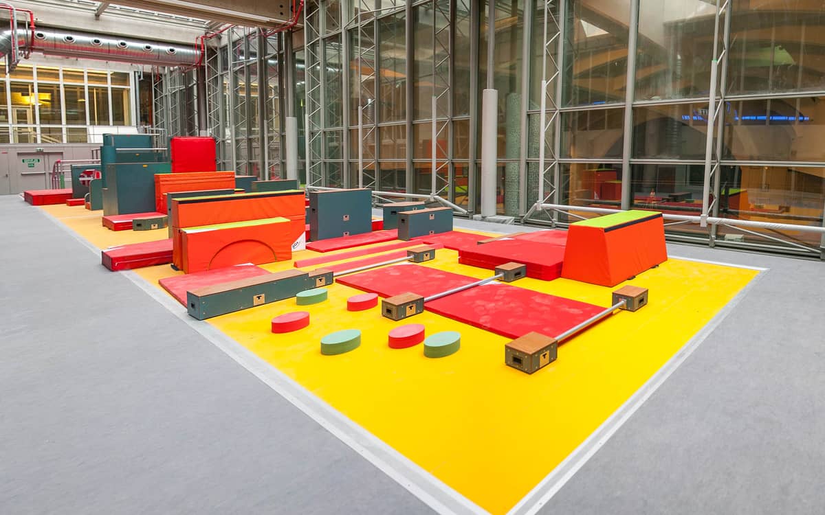 Illustration de l'événement : Paris sport familles : baby parkour (motricité enfant) au Centr'Halles Park Suzanne Berlioux
