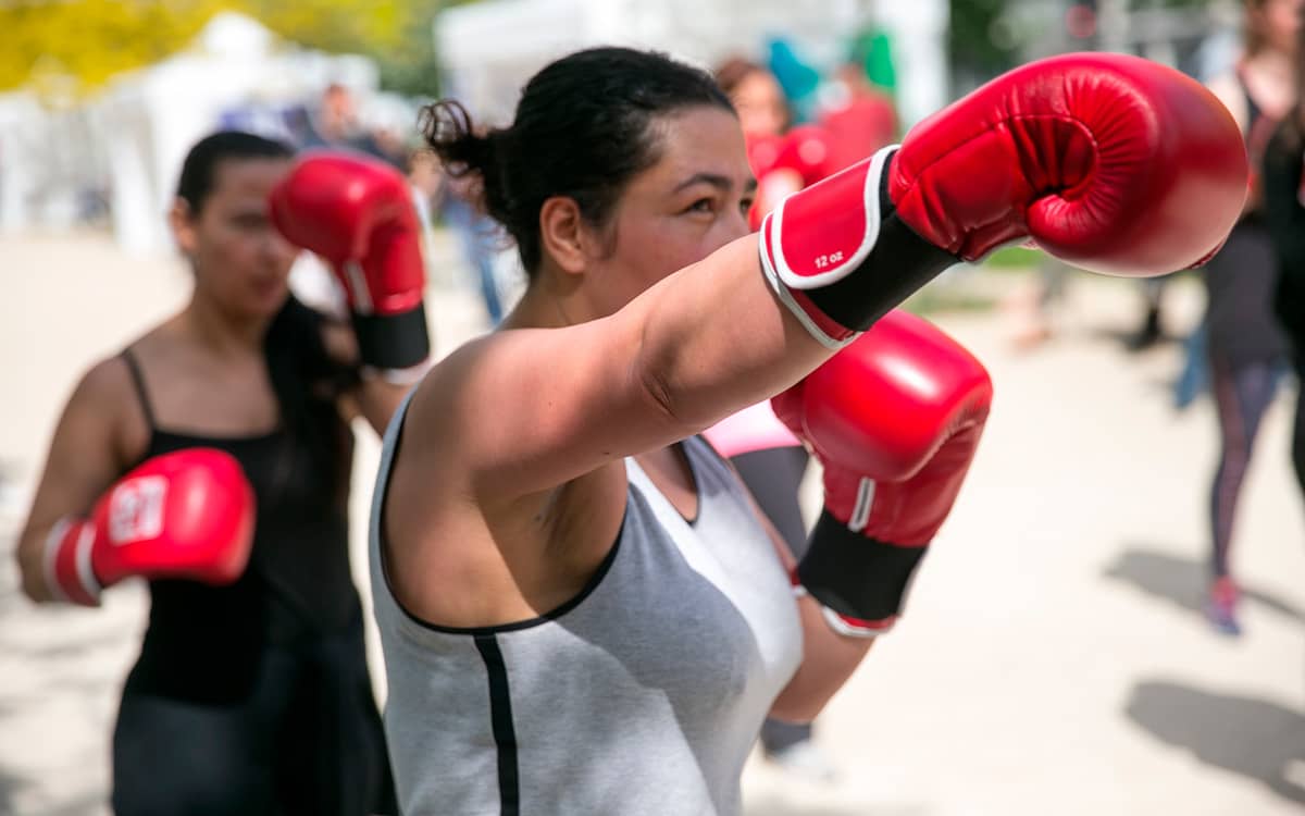 Illustration de l'événement : Paris sport dimanches : Boxe Fit adultes / Boxe enfant au Parc Martin Luther King